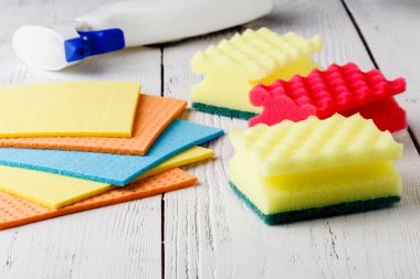 bir şey sprey yıkama ve kumaş