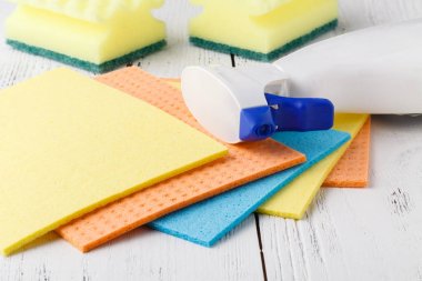 bir şey sprey yıkama ve kumaş