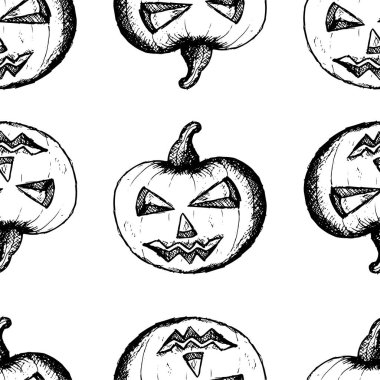 Cadılar Bayramı öznitelikleri, siyah kabaklar çizilmiş kümesi el