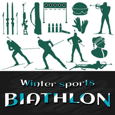 Düz tasarımı Biatlon Akuamarin renk