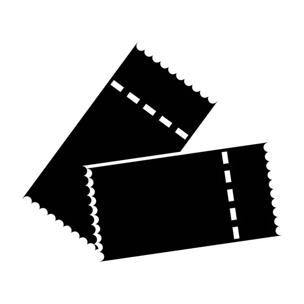Vente de billets icône plate — Image vectorielle