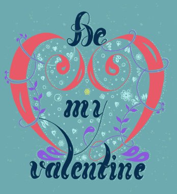 çok renkli harflerle sprey ile mavi bir arka plan üzerinde benim sevgilim olmak