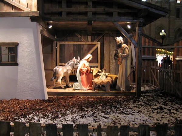 Scena Nașterii Domnului din Viena, Austria . — Fotografie, imagine de stoc