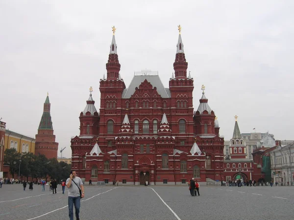 A kilátás a vörös négyzet Oroszországban. — Stock Fotó