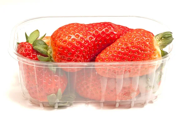 Strawberries on a white background — Stock Photo, Image