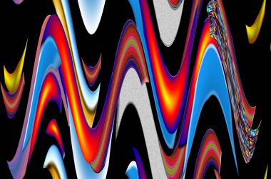 Renkli parlak soyut desen, fraktal arka planı için