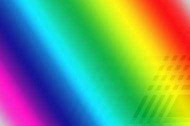 Modern Design.Rainbow, spektrum görüntüsü.