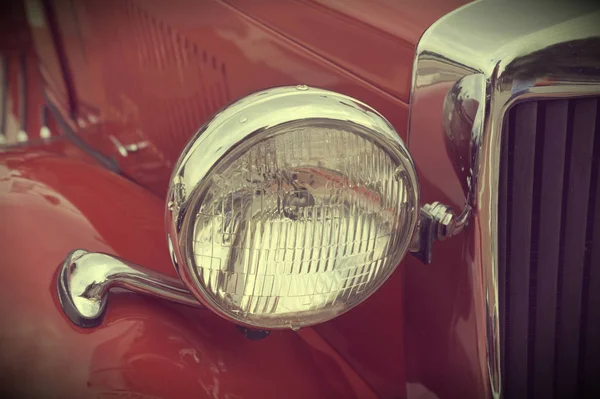 Headlight lamp classic car - vintage effect style pictures — Stock Photo, Image