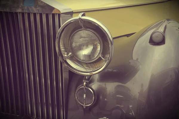 Headlight lamp classic car - vintage effect style pictures — Stock Photo, Image