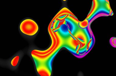 Modern Design.Rainbow, spektrum görüntüsü. İşiniz için tasarım.