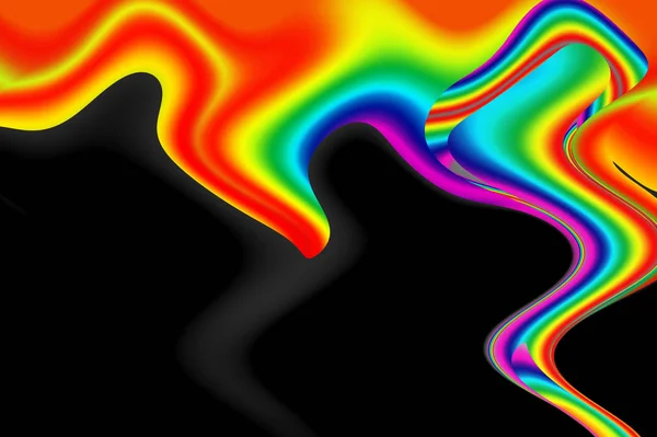 Modern Design.Rainbow, spektrum kép. Design a te dolgod. — Stock Fotó