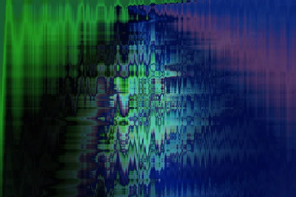 Design de fundo de tarja futurista multicolor abstrato com onda de movimento — Fotografia de Stock