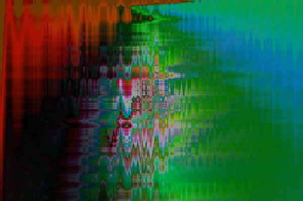Astratto multicolore futuristica striscia disegno di sfondo con onda di movimento — Foto Stock