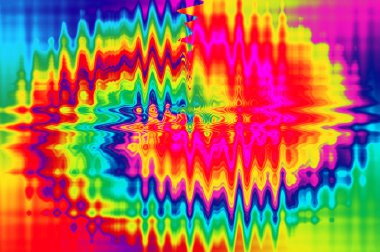 Gökkuşağı hareket arka plan tasarımı için