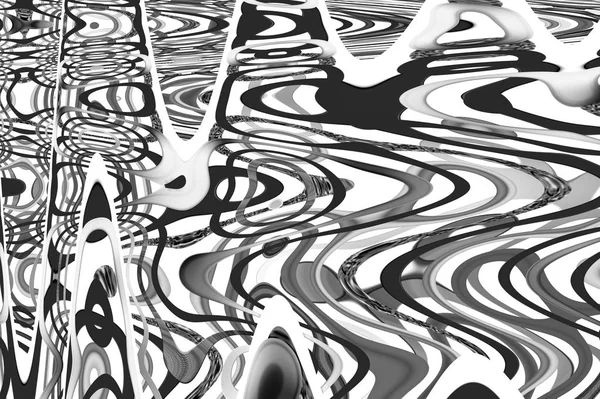 黑色和白色抽象数字绘制为背景 — 图库照片