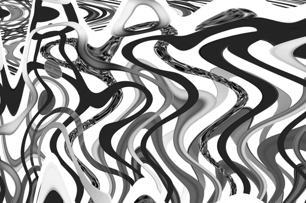 Desenho digital abstrato preto e branco para fundo — Fotografia de Stock