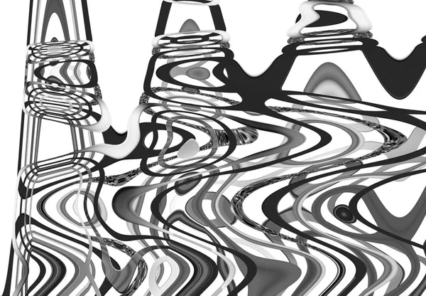 黑色和白色抽象数字绘制为背景 — 图库照片