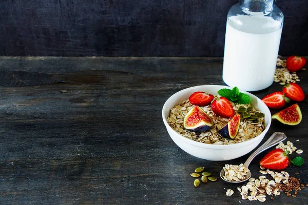 Composición saludable del desayuno —  Fotos de Stock