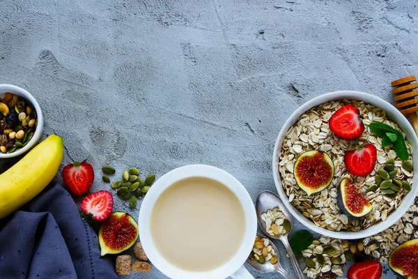 Composición saludable del desayuno —  Fotos de Stock