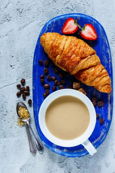 Breakfast set background — Stock Photo, Image