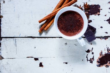 Baharat ile sıcak çikolata