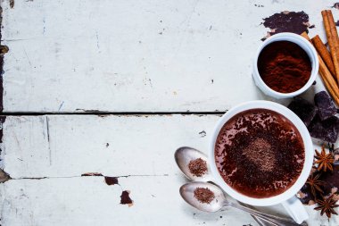 Baharat ile sıcak çikolata