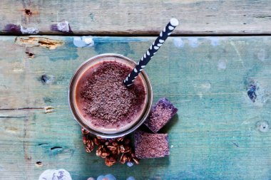 Çikolatalı muz smoothie