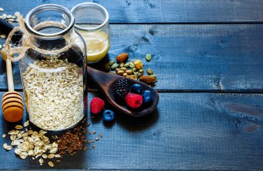 Diyet kahvaltı malzemeler