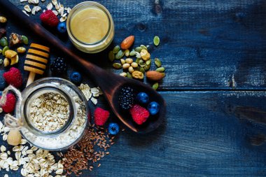 Diyet kahvaltı malzemeler