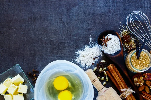 Panadería receta fondo — Foto de Stock