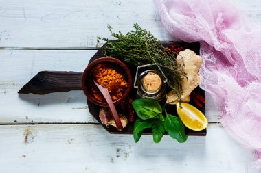 otlar ve baharatlar seçimi