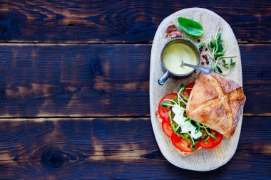 Lezzetli vejetaryen burger