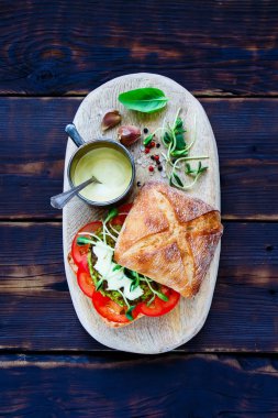 Lezzetli vejetaryen burger