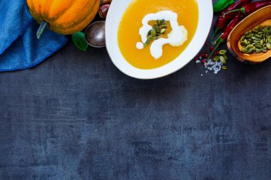 kremalı balkabağı çorbası