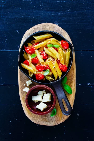 Italian pasta dinner — Stock Photo, Image
