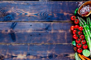 Vegan yemek için malzemeler