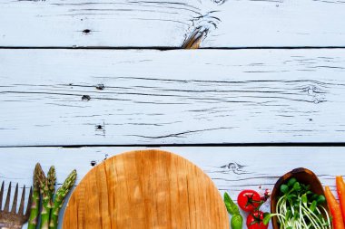 Vegan yemek için malzemeler