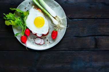 Kırsal kahvaltı sandviç