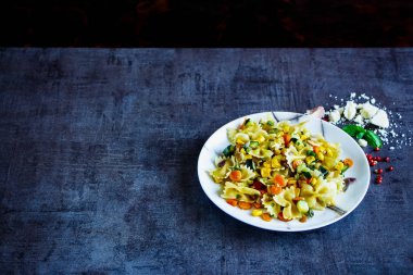 İtalyan makarna yemeği