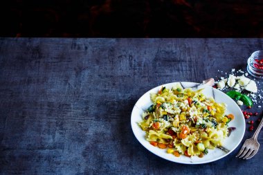 İtalyan makarna yemeği