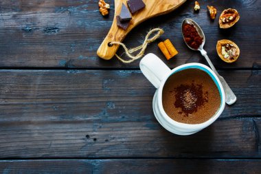 Kış sıcak çikolata