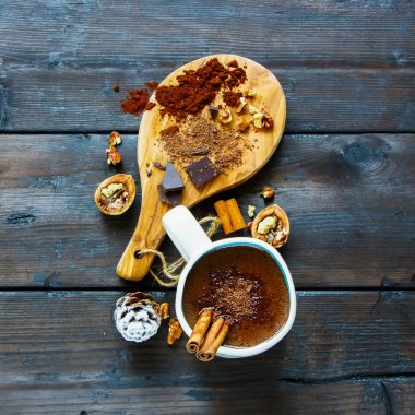 Kış sıcak çikolata