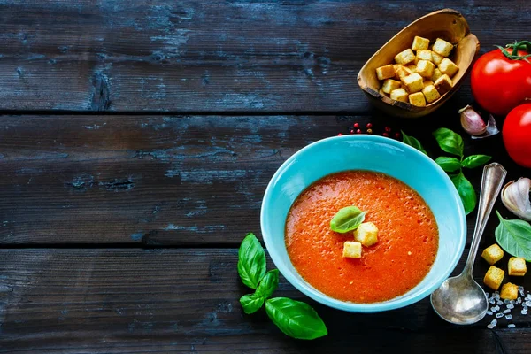 Gazpacho domates çorbası 