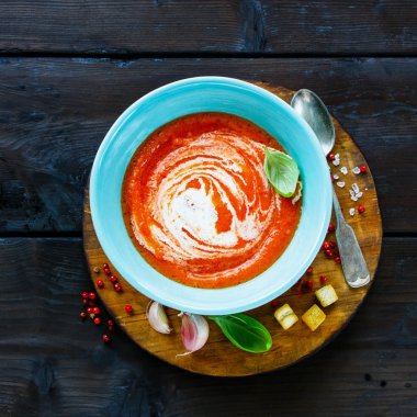 Gazpacho domates çorbası