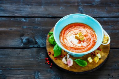 Gazpacho domates çorbası