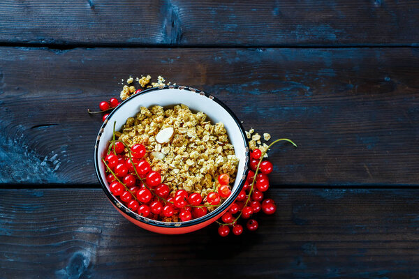 Healthy breakfast ingredients