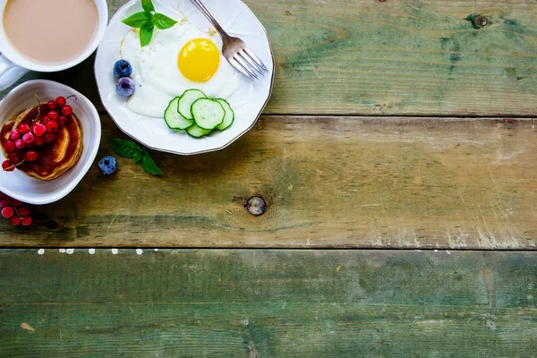 Konzept für gesundes Frühstück — Stockfoto