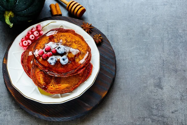 Crêpe à la citrouille épicée — Photo