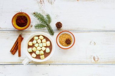 Kış sıcak çikolata