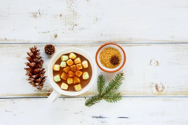 Kış sıcak çikolata